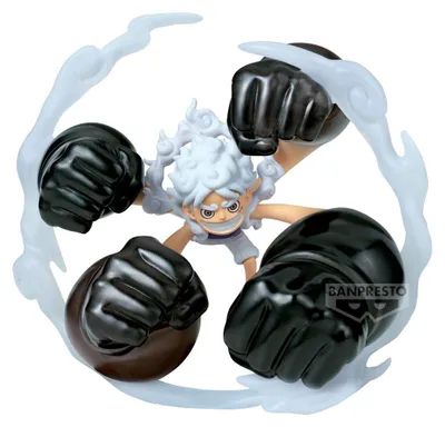 Produktbild von One Piece World Collectable Figure Special PVC Statue Monkey D. Luffy Gear5 Gum Dawn Gatling 12 cm