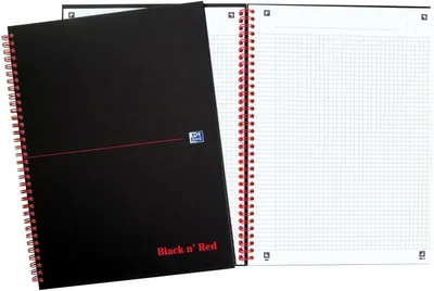 Produktbild von Elba 400047609, Einfarbig, Schwarz, A4, 140 Blätter, 90 g/m², Kariertes Papier