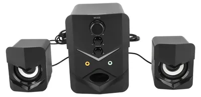 Produktbild von Computer-Lautsprecher, universeller kabelgebundener Desktop-Subwoofer-Lautsprecher mit Bluetooth-Funktion für PC, Laptop, Schwarz
