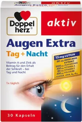 Produktbild von Dopperherz | Augen Extra Tag+Nacht | 30 Kapseln