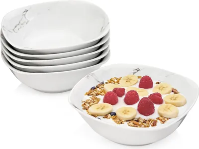 Produktbild von SÄNGER Müslischalen Set Bilgola Marmor Design 6 teilig