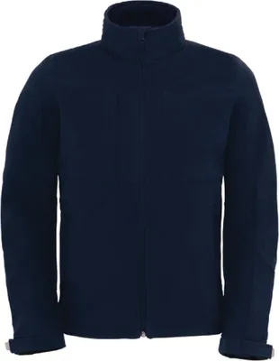 Produktbild von B&C JM950 | Hooded Softshell / Men - Farbe: Navy - Größe: S