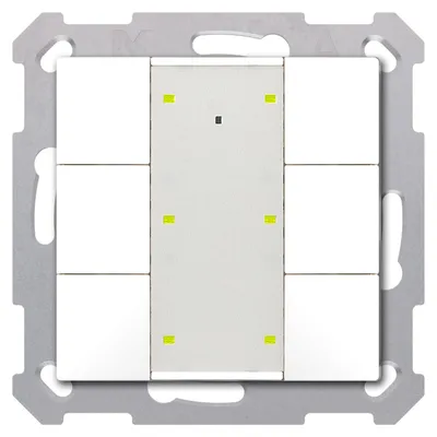 Immagine prodotto di MDT Pulsante Plus TS 55 a 6 vie, bianco puro opaco, 1 pz.