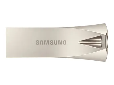 Produktbild von Samsung MUF-64BE, 64 GB, USB Typ-A, 3.2 Gen 1 (3.1 Gen 1), 200 MB/s, Ohne Deckel, Silber