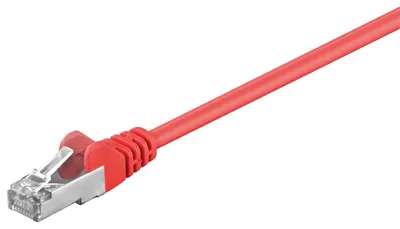 Produktbild von CAT 5e Netzwerkkabel, F/UTP, rot, 1.5m