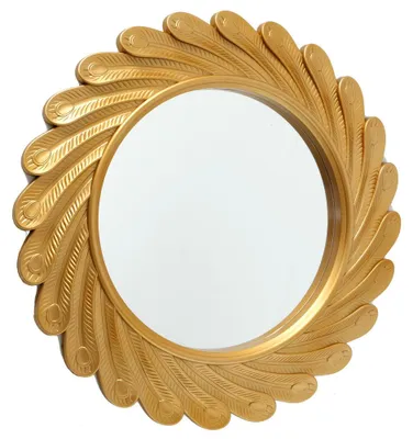 Produktbild von Wand Spiegel, Kunststoff, Gold, 40 cm