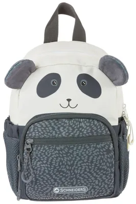 Obrázok produktu pre SCHNEIDERS 49462-079 Detský batoh Kids Mini - Panda, 18,5 x 27 x 11 cm, 6 litrov, tmavo sivá