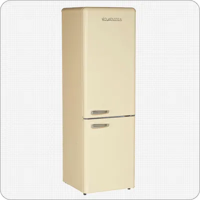Produktbild von WOLKENSTEIN Kühl-Gefrierkombination Retro Kühlschrank KG250.4RT SC creme E