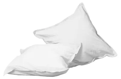 Produktbild von Hahn Linon Bettwäsche Stone Washed 100% Baumwolle Reißverschluss Bettbezug Kissenbezug Bettgarnitur Bettwäsche-Set Bettzeug 40x40 cm Weiß