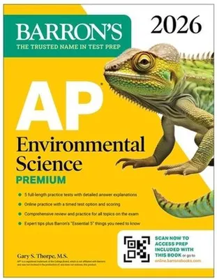 Obrázok produktu pre AP Environmental Science Premium, 2026: Prep Book With 5 Practice Tests + Comprehensive Review + Online Practice