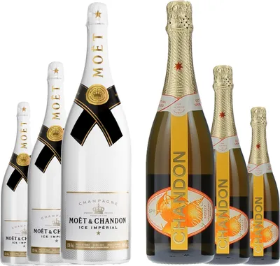 Produktbild von LOT CHANDON 6x75cL : 3 Moët Ice Blanc + 3 Garden Spritz