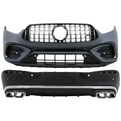 Produktbild von Bodykit für Mercedes GLC-Klasse Coupe C254 2022+ GLC63 Design Stoßfänger Endrohre.