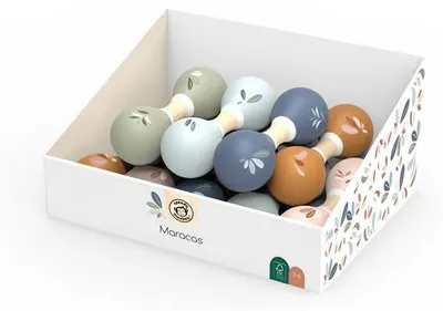 Produktbild von Speedy Monkey Holzmaracas Musikinstrument für Kinder12m+