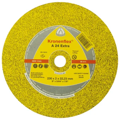 Obrázok produktu pre Rezný kotúč KLINGSPOR (D125x2,5 mm s kľukou / oceľ / Obsah: 25 kusov) - 188463