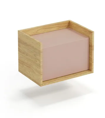 Obrázek produktu pro MOB, Skříň - Mozelle 1D2 (hickory + růžová)