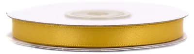 Produktbild von Doppelseitiges Satinband 6mm x 20m Rolle Gold