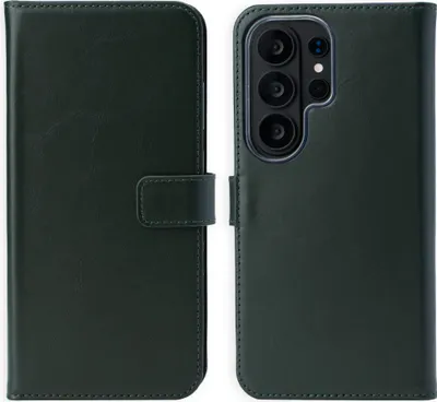 Produktbild von Selencia Echtleder Klapphülle Samsung Galaxy S26 Ultra - Grün