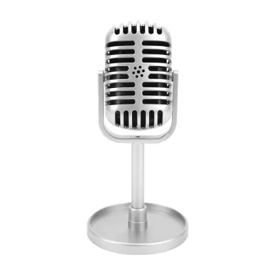 Image de Prop Microphone,Classic Prop Microphone,Faux microphone pour tournage,Karaoke Prop Mic,Plastic Prop Microphone,Prop Microphone for Singing