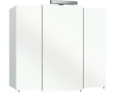 Produktbild von Spiegelschrank Pelipal 83 x 20 x 73 cm weiß hochglanz 3-türig LED IP 44