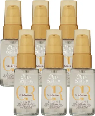 Produktbild von Wella Oil Reflections Light Oil 6 x 30 ml Haarpflegeöl Set