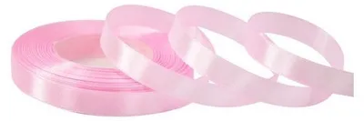 Produktbild von Satinschleife, rosa, 12 mm Breite, 32 Meter Länge