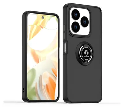 Image de Pour ZTE Blade V60 Smart / Blade A75 4G Shadow Design TPU + PC Protection Cover Case Case Noir