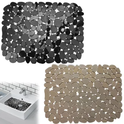 Produktbild von Spülbeckenmatte - Zuschneidbar aus PVC - Schutz für Spülbecken - 2 Stück 40 x 30 cm
