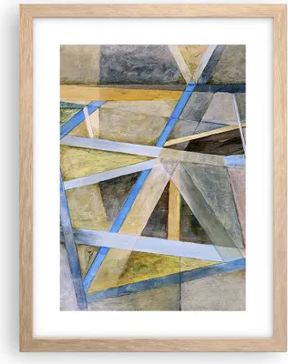 Produktbild von Gerahmtes Poster - Rahmen in heller Eiche - Abstraktion modern - 30x40 cm - Wand Bild - Wanddeko - Wandbilder - Wandposter - Bilderrahmen - Bilder - Kunstdruck - Wandbild - P2NPA30x40-3681