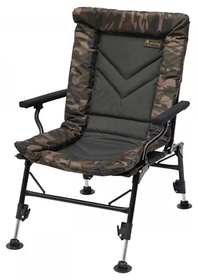 Produktbild von Prologic Avenger Comfort Camo Chair mit Armlehnenbezügen Maße 50x38x55cm Stuhl