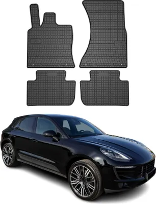 Image de Tapis de Sol pour Porsche Macan 2014-2018 Caoutchouc Noir