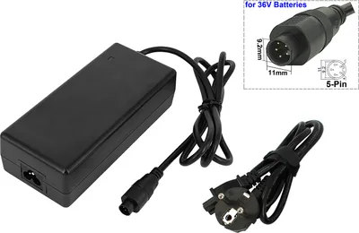 Produktbild von 2A SV nabíjačka pre batérie Phylion 36V-42V pre SSLC084V42XH, SSLC084V42MH, JCLC084V42M
