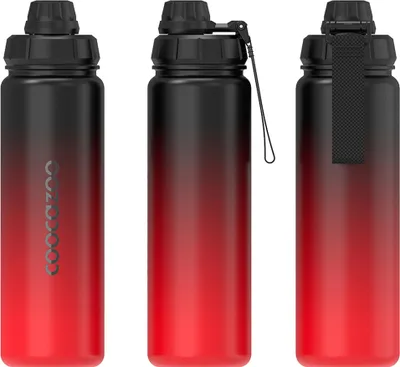 Obrázok produktu pre Izolovaná nerezová fľaša na pitie coocazoo, Gradient Red