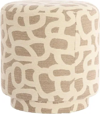 Produktbild von Light & Living - Sitzpuff Davonte - Braun - Ø40x44cm