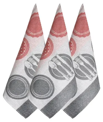 Zdjęcie produktu dla HOME ELEMENTS Zestaw ściereczek do naczyń z egipskiej bawełny 50*70 cm, 3 szt