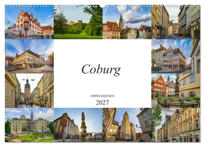 Produktbild von Coburg Impressionen (Wandkalender 2027 DIN A2 quer), CALVENDO Monatskalender