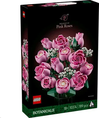 Produktbild von LEGO® Botanicals 10374 Rosa Rosenstrauß