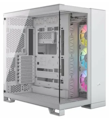 Image de Corsair CC-9011270-WW CORSAIR Geh Midi 6500X iCUE LINK RGB Dual Chamber White