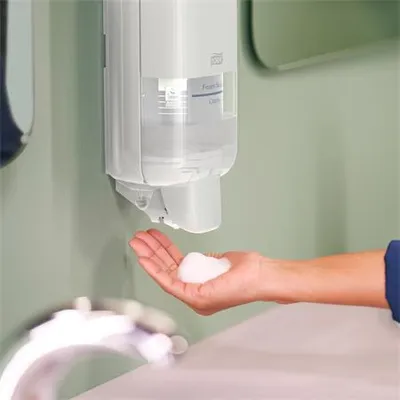 Obrázek produktu pro Zásobník na mýdla a dezinfekční prostředky, bílá, systém S4, TORK 564500