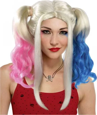 Produktbild von Harley Suicide Comic Perücke für Halloween, Fasching & Cosplay