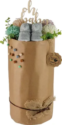 Produktbild von Windeltorte ECO FRIENDLY grey – L / ohne