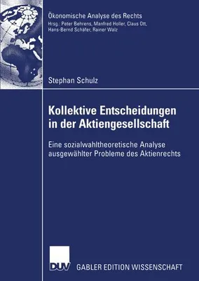Obrázok produktu pre Kollektive Entscheidungen in der Aktiengesellschaft