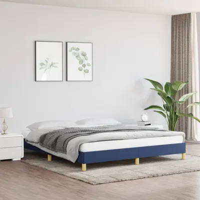 Obrázek produktu pro Maison Exclusive - Rám postele bez matrace Modrá 180x200 cm Látka
