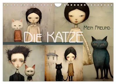 Produktbild von Die Katze - mein Freund (Wandkalender 2027 DIN A4 quer), CALVENDO Monatskalender