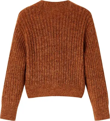 Imagen del producto de vidaXL Chaqueta de punto para niños, color coñac, talla 104