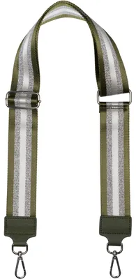 Produktbild von styleBREAKER Breiter Taschen Schulterriemen verstellbar mit Metallic Streifen Muster, Wechsel Taschengurt, Handyband, Handykette 02013029