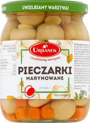Produktbild von Urbanek Marinierte Champignons 500 G