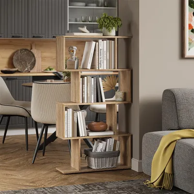 Produktbild von Vicco Raumteiler Levio, 70 x 132.1 cm 4 Fächer, Sonoma