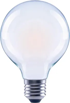 Produktbild von LED-Filament, E27, 470lm ersetzt 40W, Globelampe G80, matt, Warmweiß (