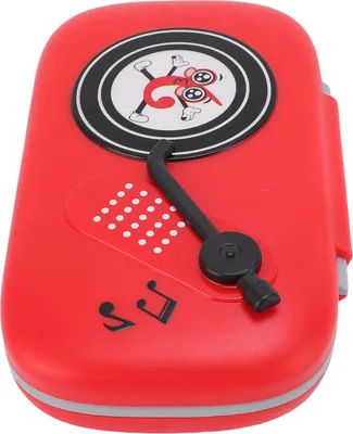 Produktbild von Elektronisches Musik-Rhythmus-Puzzlespiel, stressabbauende Schnellschubmaschine für Kinder, Rot