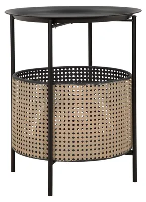 Produktbild von Tisch Swakom - Couchtisch 40x40x50h cm Schwarz, mit Stauraum